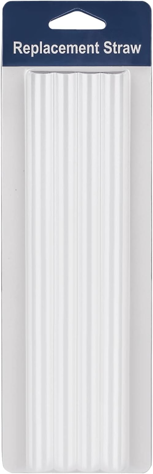 CampTek Straws Replacement Compatible with CamelBak eddy+ Water Bottle, 4 BPA-FREE Straws and 1 Straw Cleaning Brush