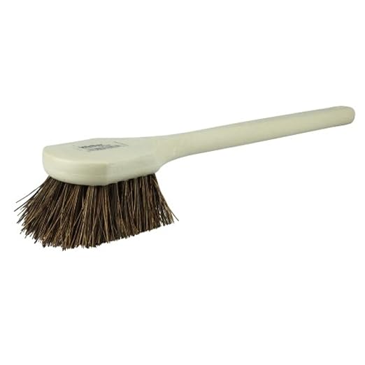 Weiler 79107 20" Utility Scrub Brush, Palmyra Fill, Long Handle, Foam Block, Made in The USA (Pack of 12)