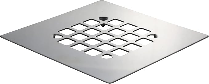 Danco 11034 Square Snap-in Shower Drain Cover in Chrome