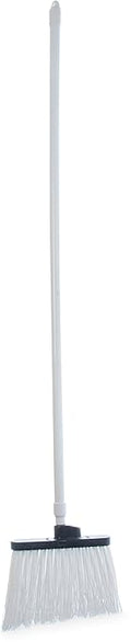 SPARTA Spectrum Duo-Sweep Unflagged Bristle Angle Broom with Handle 56" - White