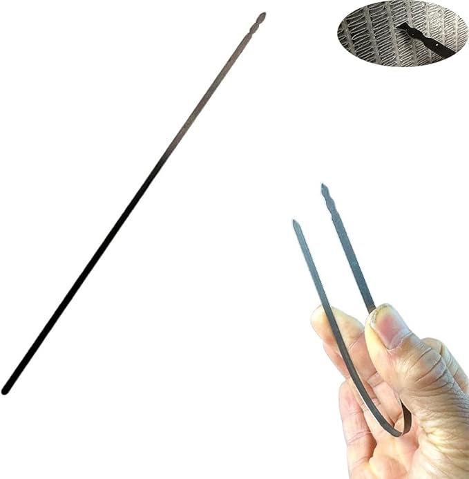 Water Tank Radiator Fins Cleaning Pins Precision Pick Detailing Brush 10'' Hole Through Pin Ventilation Tool for Radiator Cleaning Wand Radiator Genie Water Air Radiator Cleaner Air Comb Filter