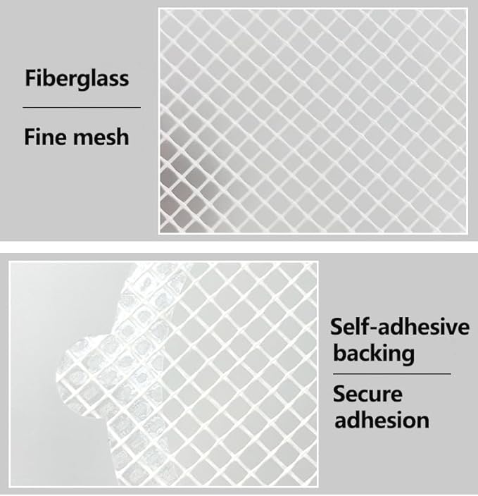 48Pack-Disposable Shower Drain Hair Catcher Mesh Stickers