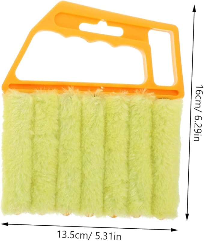 2Pcs Window Blinds Cleaning Brush Durable Handheld Cleaner for Deep Gaps Removable Brush Head for Easy Maintenance for Window Shutters and Blinds Cleaning