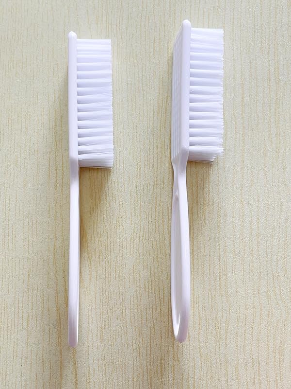 12Pcs Nail Brush for Cleaning Fingernails, Handle Grip Cleaning Brush for Nail and Toenail, Nail Dust Brush Manicure Pedicure Tools Scrubbing Brush Women Men Home Salon(White)
