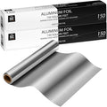 300 Sq Feet, Standard Aluminum Foil, High Heat Resistance, Home & Commercial Use / 12" x 150' (2 Pack)