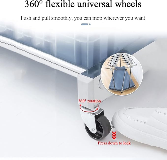 Movable Mop Broom Holder Put Wet Mops Floor Standing Cleaning Tool Rack Stainless Broom Holder Organizer Garden Tool Storage Umbrella Stand For Schools Factori,Gray,L127
