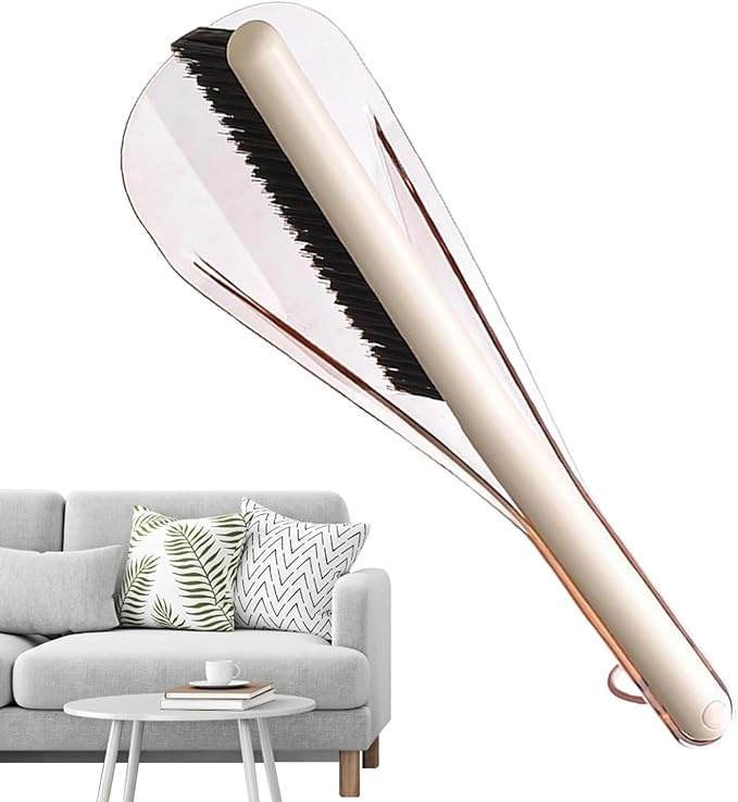 Bed Cleaning Brush, Upholstery Duster Tool, Lifter Cleaner with Pet Hair Removal, Furniture Applicator with Sturdy Handle Grip, Cleaning Brush, Home Necessary for Mattress Couch Upholstery Carpet Car