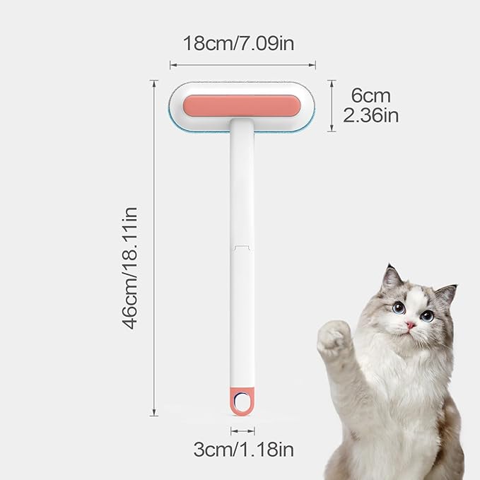 Pet Hair Removal Brush for Clothes | Electrostatic Pet Grooming Supplies,Window Screen Cleaning Brush,for Dog Owners Office Car Clothes Bedding Sheets Carpets Sofas Apartment Mattress