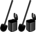 Toilet Brush and Holder Set Toilet Bowl Brush Stainless Steel Automatic Open lid Toilet Bowl Cleaner Brush with Durable Bristle Head Toilet Cleaning Brush for Bathroom