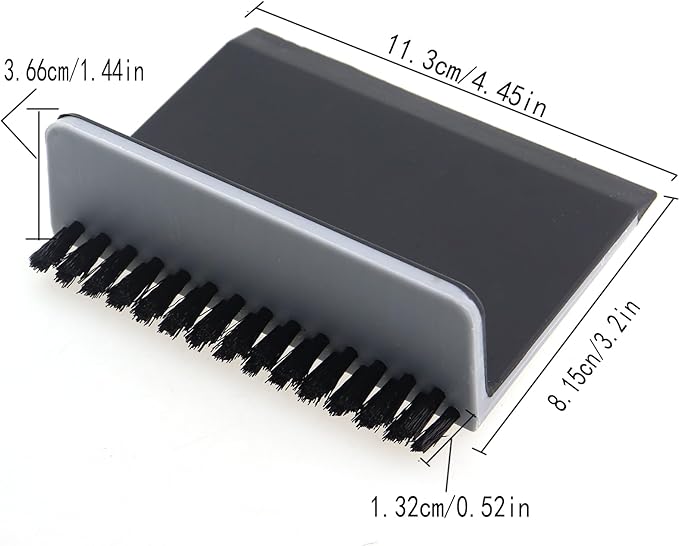 Black Kitchen Sink Scraper Cleaning Brush Stove Top Wipe Glass Scraping Tool Accessories Fruit Vegetable Cleaner
