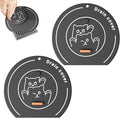 2-in-1 Shower Drain Hair Catcher & Bathtub Drain Cover, Odor-Proof Silicone Hair Stopper for Bathroom, Tub, Sink, Kitchen, Laundry - Prevents Clogs and Unpleasant Smells (2, Grey)