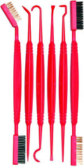 Real Avid 12-Piece Detailing Brush & Pick Set – Soft & Stiff Bristle Cleaning Brushes, Precision Picks & Hook Tools for Deep Cleaning, Maintenance & Detailing of Pistols, Rifles, and Outdoor Gear