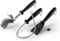 Napoleon Gas Grill Cleaning Toolset - Angled Cleaning Brush, Fire Box Scraper, Burner Port Cleaner, Venturi Tube Cleaner