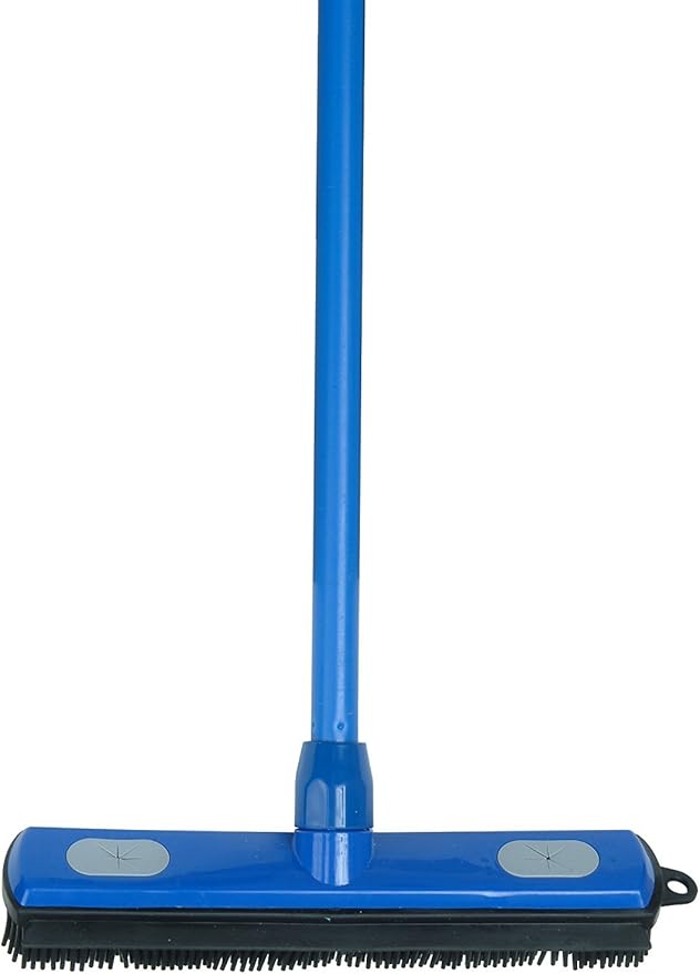 Superior Fur Remover Rubber Broom- 48 Inch Handle