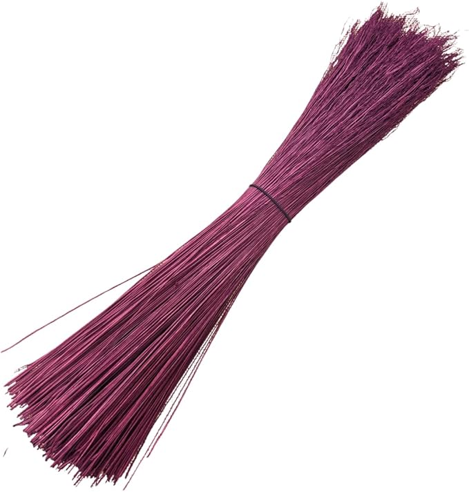 20" or 16" Broom Corn, 1/2 lbs Bundles, Hand Dyed by Meckley Brooms (16.00, Wine)