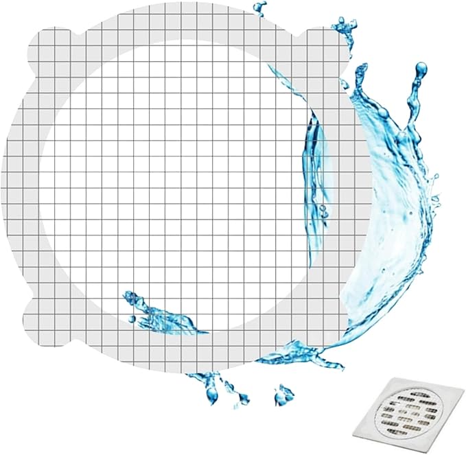 50 Pack Disposable Shower Drain Hair Catcher Shower Drain Hair Collector Drain Hair Catcher for Bathroom Bathtub Kitchen Sink Shower Filter Drain Hair Blocker Prevent Clogs