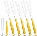 5 Pack Replacement Duster Handles – Compatible with Swiffer Duster Refills, Extendable & Detachable Mop Handles for Tight Spaces (Yellow)