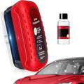 Kubot Automotive Oil Film Cleaning Brush New Glass Coating for Windshield Glass Oil Film Remover, Strong Front Windshield Remover for Windshield Improves Clarity and Visibility(1set, Red)