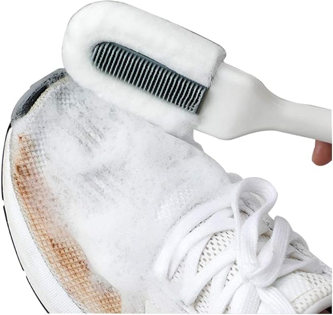 Professional Cleaning Shoe Brush, Multifunctional Ergonomics Handle Shoe Brush Cleaner, Soft Bristle Shoes Cleaning Scrubber (One-Sided Brush)