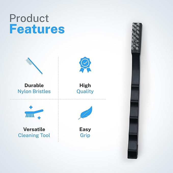 7.25" Toothbrush Style Detail/Scratch Nylon Brush [85-646]