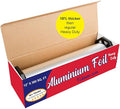 Foilman Thick & Heavy Duty Aluminum Foil Roll with Sturdy Corrugated Cutter Box, Food Safe Cling Wrap for Cooking, Baking, Roasting, Grilling, Freezer Storage - Durable Kitchen Use - 12 in x 300 sq ft