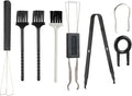 8 Piece Keyboard Keycap Remover, Switch Puller Set with Precision Tweezers and Cleaning Brushes, Keyboard Cleaning Kit Tool for Mechanical, Maintenance Kit for Deep Cleaning and Easy Component Removal