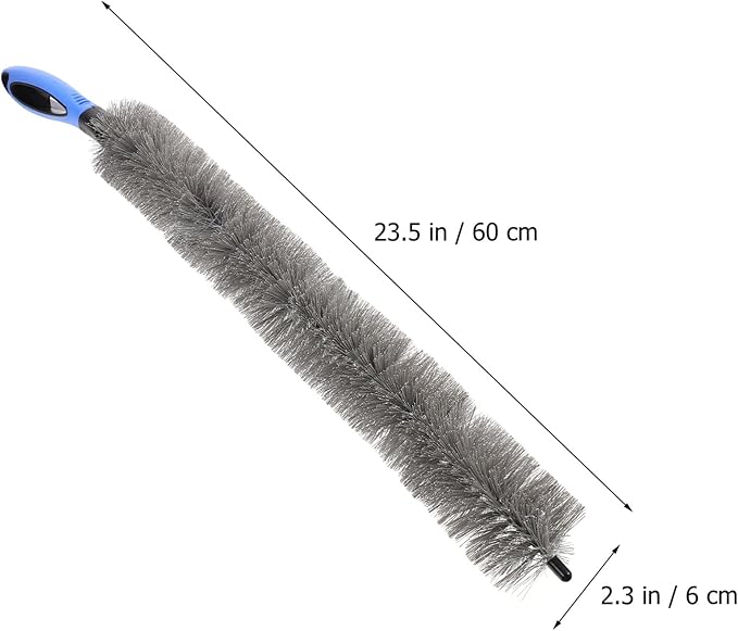 VILLCASE 1 Pack Radiator Cleaning Brush, Radiator Cleaning Brush Dryer, Dust Brush for Mechines Clean Household Cleaning Tool