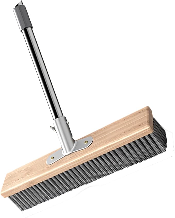 Stainless Steel Scrub Brush for Strong on Patio Driveway and Bathroom Hard Bristle Brush