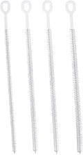 4pcs Straw Cleaner Brushes for Stanley, 12.6in Extra Long 3 Sizes Full Bristles Coverage Reusable Drinking Straw Brush Cleaning Accessories for Water Bottle Tumblers Sippy Cup Tube (White)