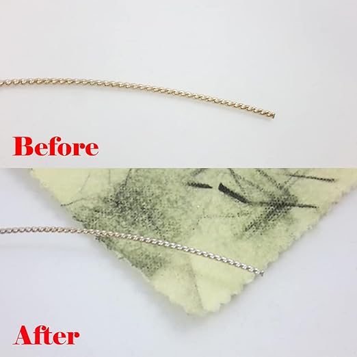 Sunshine 5 Polishing Cloths Jewelry Cleaner Tube Silver Brass Gold Copper