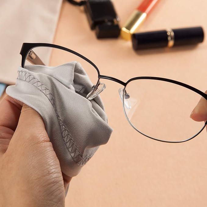 TRIUMPH VISION Soft Eyeglass Pouch 3 Pack - Pouch for glasses Microfiber Screen Cleaning Bag