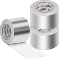 3 Pack Aluminum Foil Tape Bulk - 3 Inch x 55 Yards - 3.3mil Heavy Duty Metal Duct Tape, Aluminum HVAC Tape for Sealing & Patching, Air Ducts, Insulation Metal Repair, Professional Grade