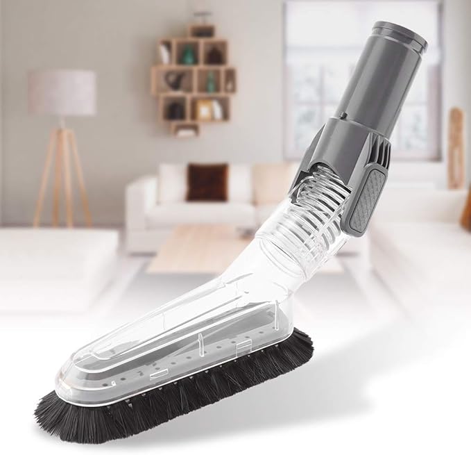 Fdit Soft Vacuum Dusting Brush 35mm-32mm Adapter for Cleaning Furniture Ceiling Vacuum Cleaner Attachments Multi-Angle Dust Brush