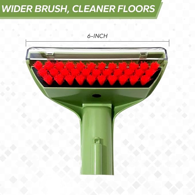 Replacement Green 6" Tough Stain Brush Tool with Removable Nozzle for Better Cleaning for All Bissell Carpet Cleaner Machines