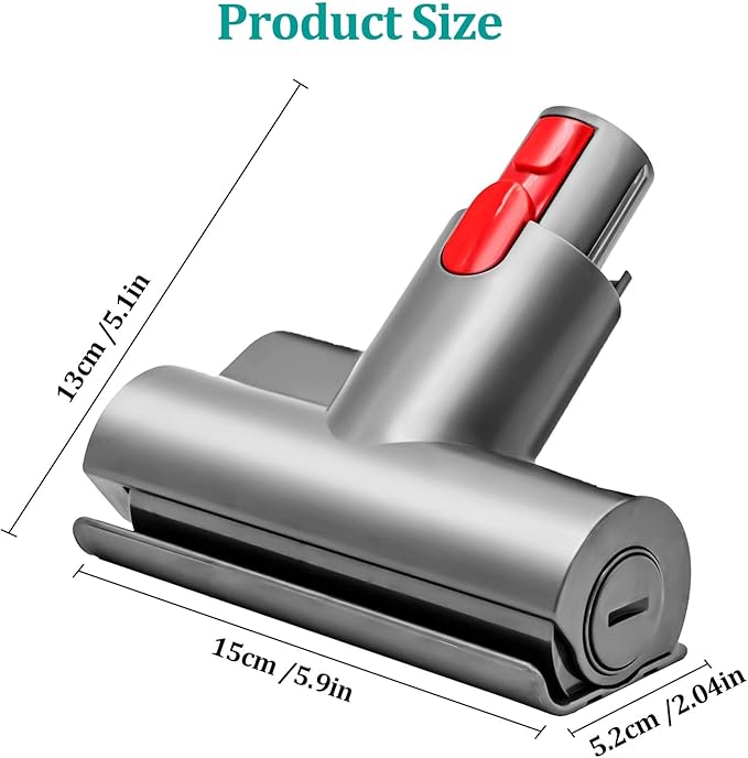 Vacuum Attachments Deep Cleaning Parts for Dyson, Upholstery Fits Dyson Mattress Tool V8 V7 V11 V10 V15, Deep Cleans Mattresses, Pillows, Blankets & Sofas Easy-clean Design Head Replacement