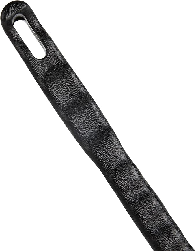 Restaurantware Heavy-Duty Scrub Brush 1 Count 20Inch Plastic Handle - Industrial Utility Cleaning Brush with Ergonomic Grip - Stiff Yellow Bristles for Commercial Kitchen Or Tire Cleaning