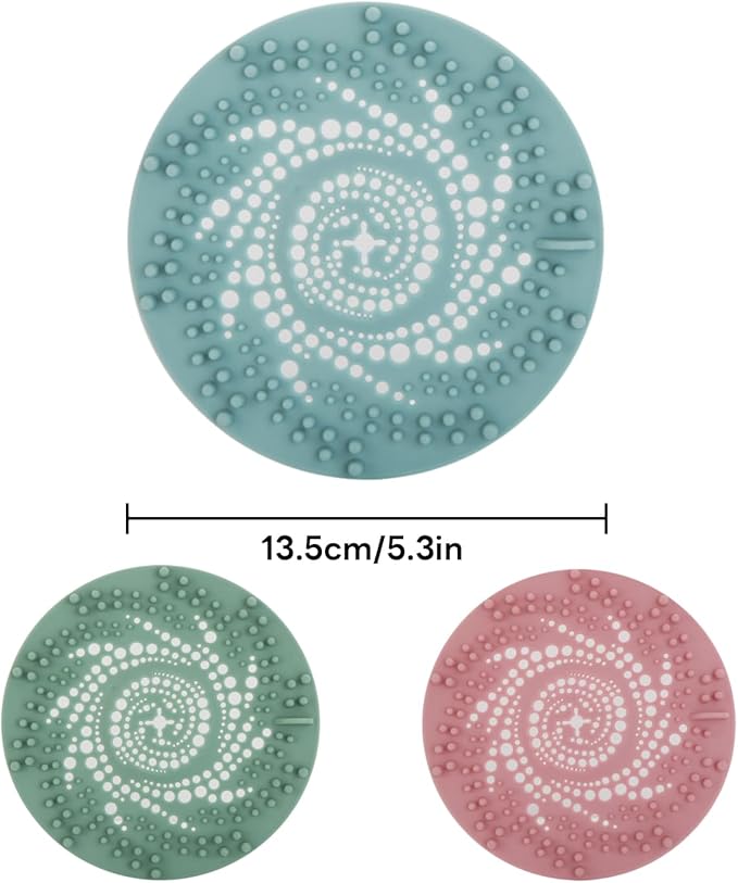 Bathroom Drain Hair Catcher Shower Drain,Shower Drain Cover Hair Catcher,Shower Drain Hair Catcher Bathtub(3PCS)