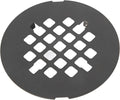 Artiwell 4-1/4” OD Snap-in Shower Drain Cover, Round Shower Drain Strainer Grid, Replacement Cover, Designed for Long-Lasting