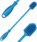 Silicone Bottle Cleaning Brush with Long Handle, Water Bottle Cleaner for Baby Bottles, Hydro Flask, Sports Bottle, Vase, Glassware, Perfect for Smaller Diameter Bottle Openings (Qty 1)