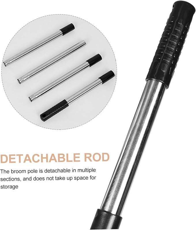 Cabilock Hand Push Carpet Sweeper Lightweight Manual Vacuum for Efficient PET Hair Removal Non-Electric Floor Roller Broom for Home Use