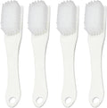 Nail Cleaning Brush,Handle Grip Nail Cleaning Brushes for Toes Fingernail,Nail Stain Removing Brush,Laundry Scrubbing Brush Shoes Cleaning Brush,4 Pieces