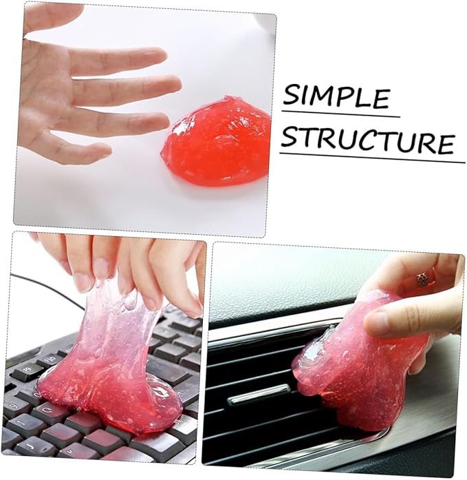 STOBOK 20PCS Keyboard Cleaning Gel Dust for Laptops and Desktops Electronics Detailing Tool Effective Gel Dust Remover Random Color