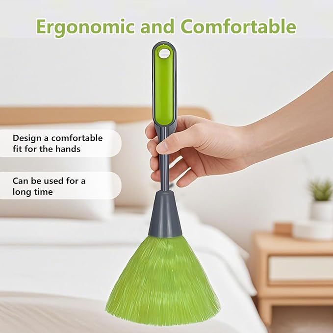 Mini Duster for Desk and Office Small Microfiber Cleaning Tool 10" Dusters for Keyboard Laptop Photo Frames and Books Handy Microfiber Duster for Quick Office