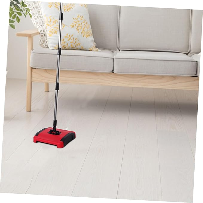 Cabilock Hand Push Carpet Sweeper Lightweight Manual Vacuum for Efficient PET Hair Removal Non-Electric Floor Roller Broom for Home Use