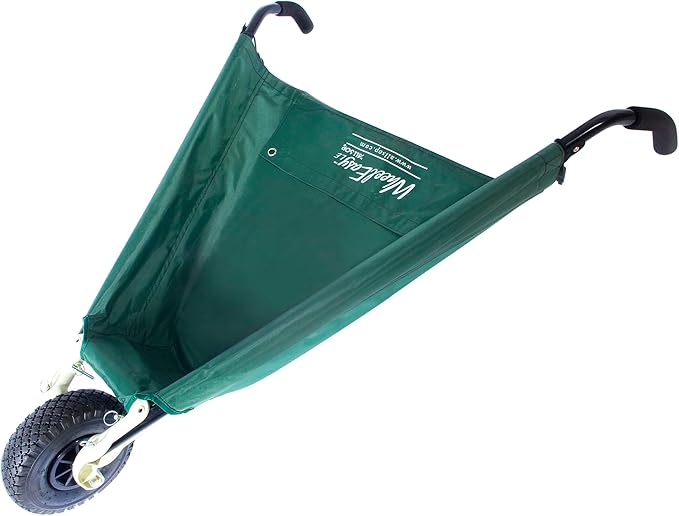 Allsop WheelEasy LE - Foldable Garden Cart (Wheelbarrow) with Easy Grip Handles