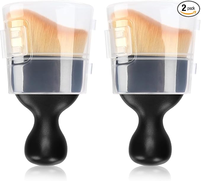 2PCS Car Interior Detailing Brush, Auto Car Detailing Brush Dusting Brush, Soft Bristles Car Interior Cleaning Tool
