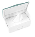 Ubbi Baby Wipes Dispenser with Weighted Plate and Secure Seal, Nursery and Baby Registry Essential to Keep Wipes Fresh, Open Water