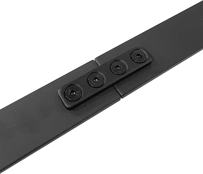 Homacer Sliding Barn Door Hardware Black Rustic Junction Plate