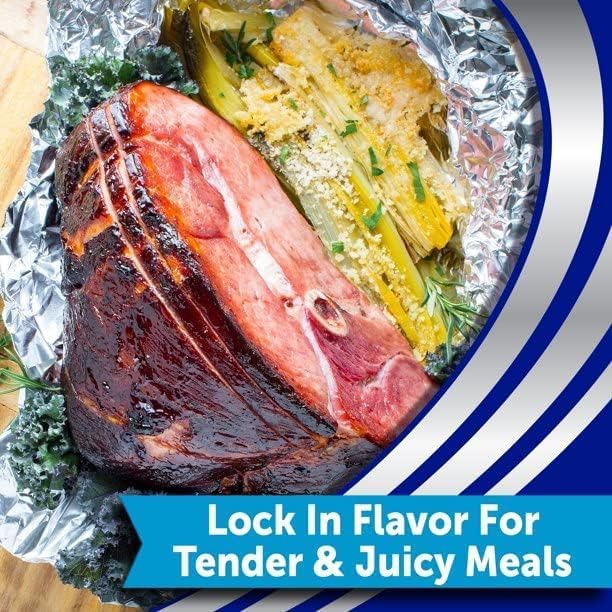 Reynolds Wrap Heavy Duty Aluminum Foil Rolls, Extra Wide, 37.5 sq ft (Pack of 3)