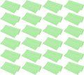 PATIKIL Eyeglass Microfiber Cleaning Cloth 7"x6", 24 Pack Glasses Cleaning Cloth Soft Suede Wipe Screen Cloth for Camera Lens Eyeglasses Screens in Individual Vinyl Pouch, Green
